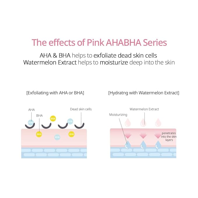 NACIFIC Pink Aha Bha Triple Set (Toner 150ml, Serum 50ml, Cream 50ml) AHA, BHA, Watermelon extract, Glow, Moisturizing, Hyaluronic Acid-Velvo Beauty