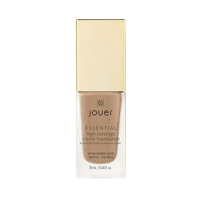 Jouer Essential High Coverage Crème Foundation - Available in 50 Shades for All Skin Tones - Healthy Ingredients - Paraben, Gluten & Cruelty Free - Vegan Friendly-Velvo Beauty