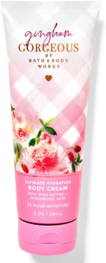 Bath & Body Works - 3 Piece Bundle - Spray - Body Cream - Shower Gel - Full Size and Gift Bag HELLO GORGEOUS (Gingham Gorgeous)-Velvo Beauty