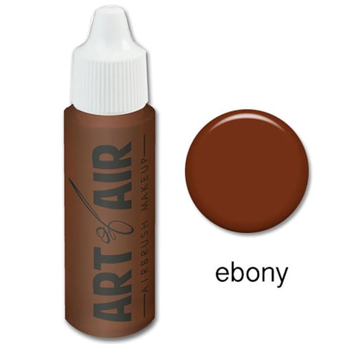 Airbrush Makeup - Foundation 1/2oz Bottle Choose Color (Ebony)-Velvo Beauty
