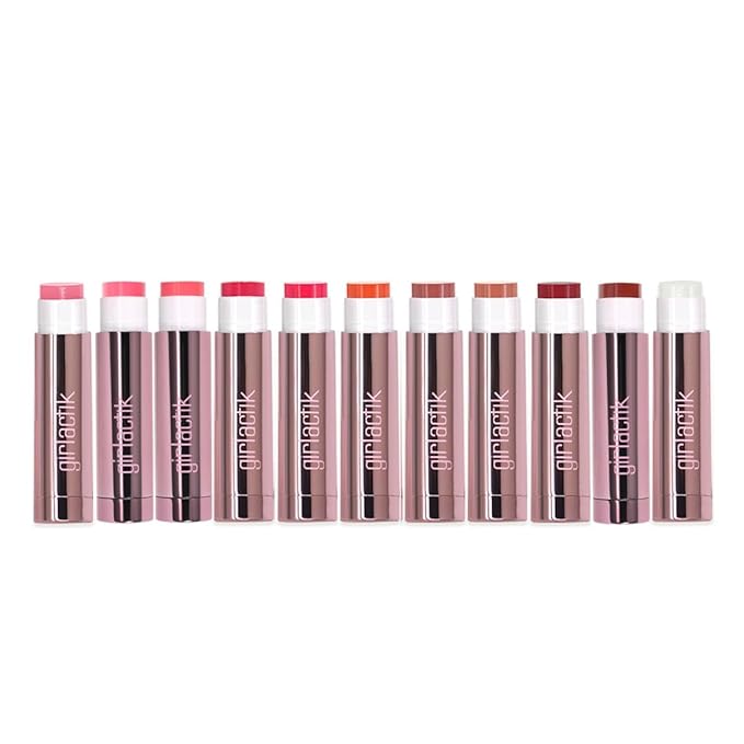 Girlactik Jello Gloss Lip Balm - Original Lip Care with Vitamin E, Aloe Vera, Avocado and Apricot Kernel Oil for Hydrating, Moisturizing Lip Balm with Glossy, Smooth, 4.5 g / 0.15 oz (Be Pink)-Velvo Beauty