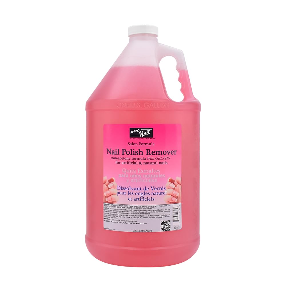 PRONAIL - Non-Acetone Nail Polish Remover Professional, Maximum Strength, 1 Gallon-Velvo Beauty