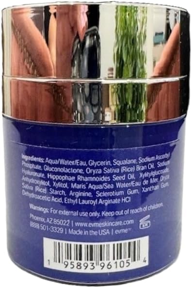 Evme Night Glow Crème – Hydrating Gel-to-Cream Moisturizer with Squalane, Sea Buckthorn & Vitamin C – Dermatologist-Tested, Fragrance-Free for Sensitive, Reactive Skin – Supports Healthy Skin Barrier-Velvo Beauty