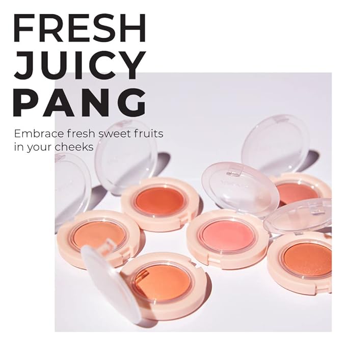 A'PIEU Juicy-Pang Jelly Blusher [RD01] (0.17 oz) - Soft Touch Cheek Color with Creamy Powdery Texture for Natural Dewy-Finish, No Fall-Out.-Velvo Beauty
