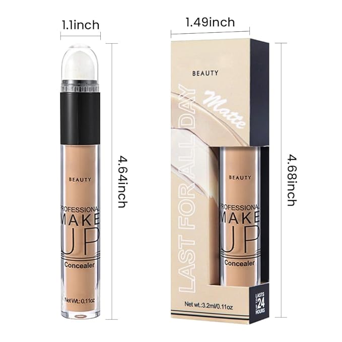 1 Pack Liquid Foundation Cream for Face Makeup,Durable Full Coverage Matte Concealer Make Up,Oil Control & Waterproof Base Primer -0.35 Fl.Oz (05#)-Velvo Beauty