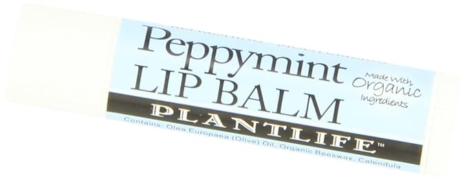 Plantlife Peppermint Lip Balm - Organic Lip Balm Made with Beeswax, Calendula & Chamomile to Create the Most Soothing Lip Balm for Chapped Lips - Helps Moisturize Lips & Cuticles - Made in California-Velvo Beauty
