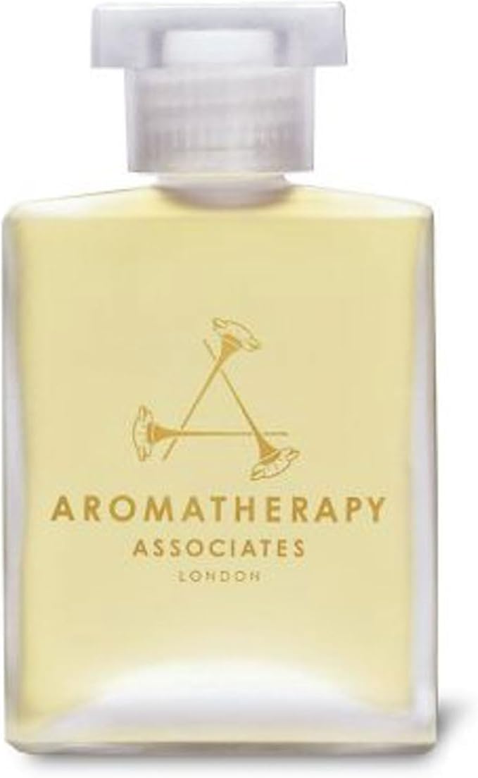 Aromatherapy Associates De-Stress Muscle Bath and Shower Oil, Natural Body Oil for Deep Relaxation and Comfort, Hydrating Body Made with 3 Essential Oils (1.86 oz)-Velvo Beauty