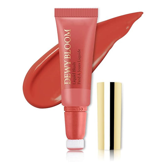 Blush Beauty Wand,Matte Face Blush Contour Wand with Cushion Applicator,Smooth Creamy Liquid Blush Wand,Blendable Blush Rouge Stick for Cheek,Cruelty-free,105 Ardour,Brownish Red-Velvo Beauty