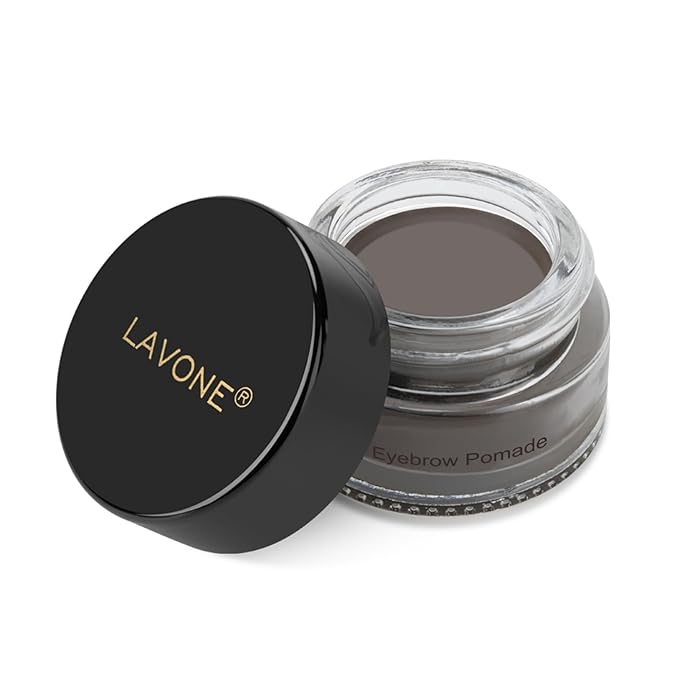 Eyebrow Pomade - Waterproof Brow Pomade for Long-lasting Results,Smudge Proof and Sweat Resistant Formula,Natural Eyebrow Makeup for All Skin Types and Tones - Ebony-Velvo Beauty