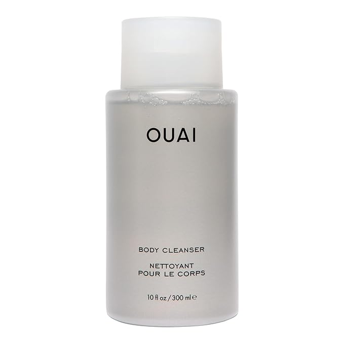 OUAI Body Cleanser, Dean Street - Foaming Body Wash with Jojoba Oil and Rosehip Oil to Hydrate, Nurture, Balance and Soften Skin - Paraben, Phthalate and Sulfate Free Skin Care Products - 10 Oz-Velvo Beauty