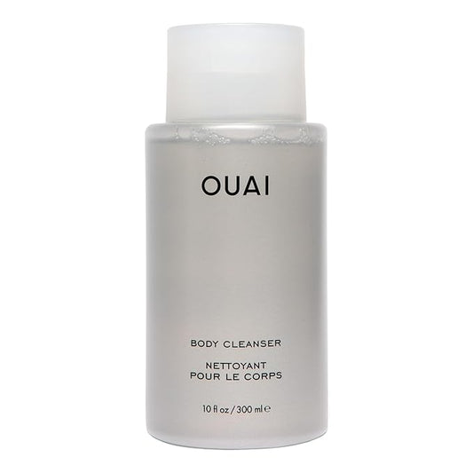 OUAI Body Cleanser, Dean Street - Foaming Body Wash with Jojoba Oil and Rosehip Oil to Hydrate, Nurture, Balance and Soften Skin - Paraben, Phthalate and Sulfate Free Skin Care Products - 10 Oz-Velvo Beauty