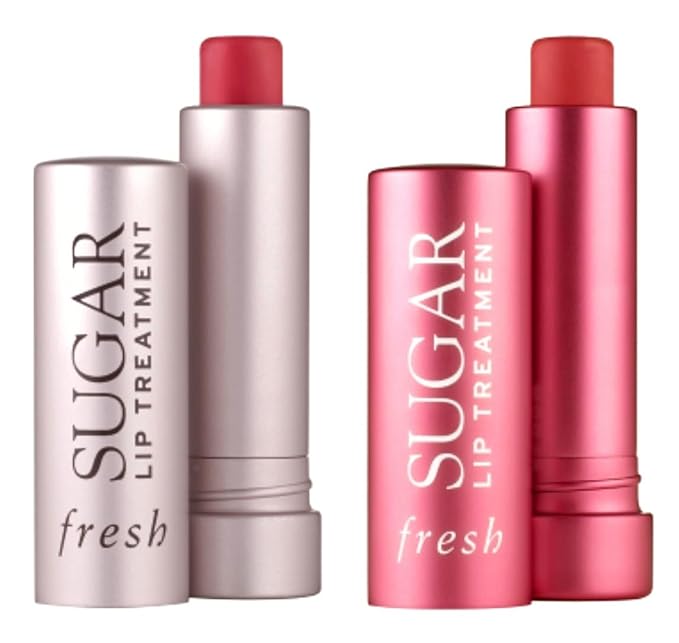 Sugar Bloom Hydration .7oz / 2.2g Sugar Rose Tinted Lip Balm Treatment .07oz / 2.2g (Mini Travel Sizes) Duo Set-Velvo Beauty