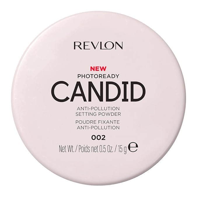 Revlon PhotoReady Candid Setting Powder, with Anti-Pollution, Antioxidant Ingredients, without Parabens, Pthalates and Fragrances; Shade 002 .34 Fluid Oz-Velvo Beauty