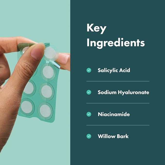 Mighty Patch Micropoint Large Hydrocolloid Pimple Patches for Face Blemishes from Hero Cosmetics, Acne Stickers for Early Stage Zits & Hidden Pimples, 395 Proprietary Micropoints, 8 Count-Velvo Beauty