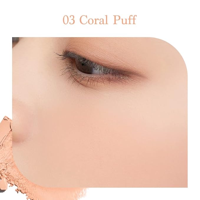 Dasique Blending Mood Cheek #01 Warm Blending l Cruelty-Free l 4 Blendable Shades in Lightweight, Long-lasting, Smooth Powder-Velvo Beauty