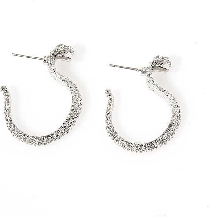 Vintage Snake Studs Earrings Gold Snake Dangle Earrings Animal Serpent Earrings Punk Cool Snake Earrings Jewelry for Women Girls Gifts-Velvo Beauty