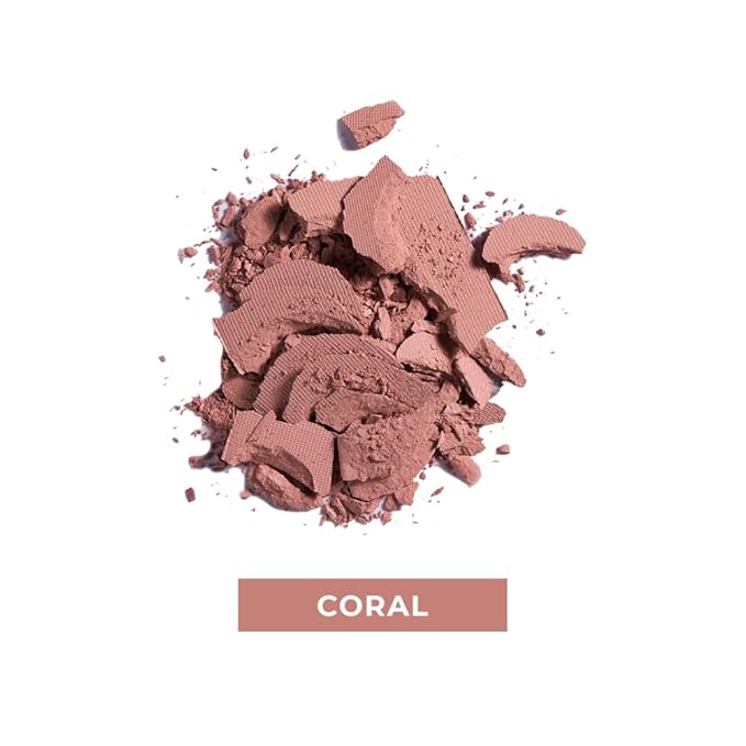 Lamel Coral Blush Cheek Color Mini - Blendable Natural Blush Powder - Enhances & Defines Shapes & Features - Shading & Contouring Powder Blush - 4 Universal Shades - № 403 (Coral) - 3.8g / 0.13 oz-Velvo Beauty