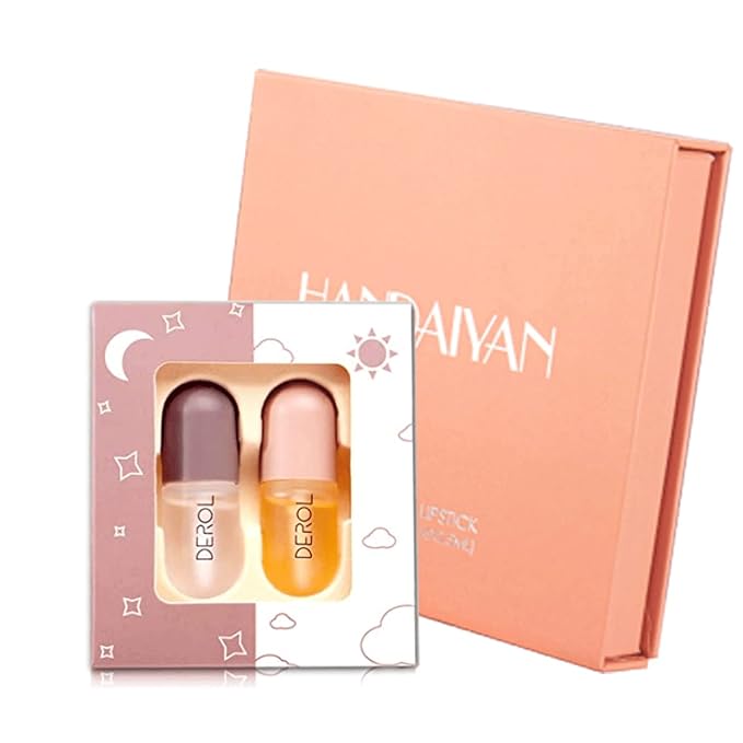 DEROL Lip Plumper Set,Natural Lip Plumper and Lip Care Serum,Lip Enhancer for Fuller,6Pcs Matte Liquid Lipstick Makeup Set, Matte liquid Long-Lasting Wear Non-Stick Cup Not Fade Waterproof Lip Gloss-Velvo Beauty