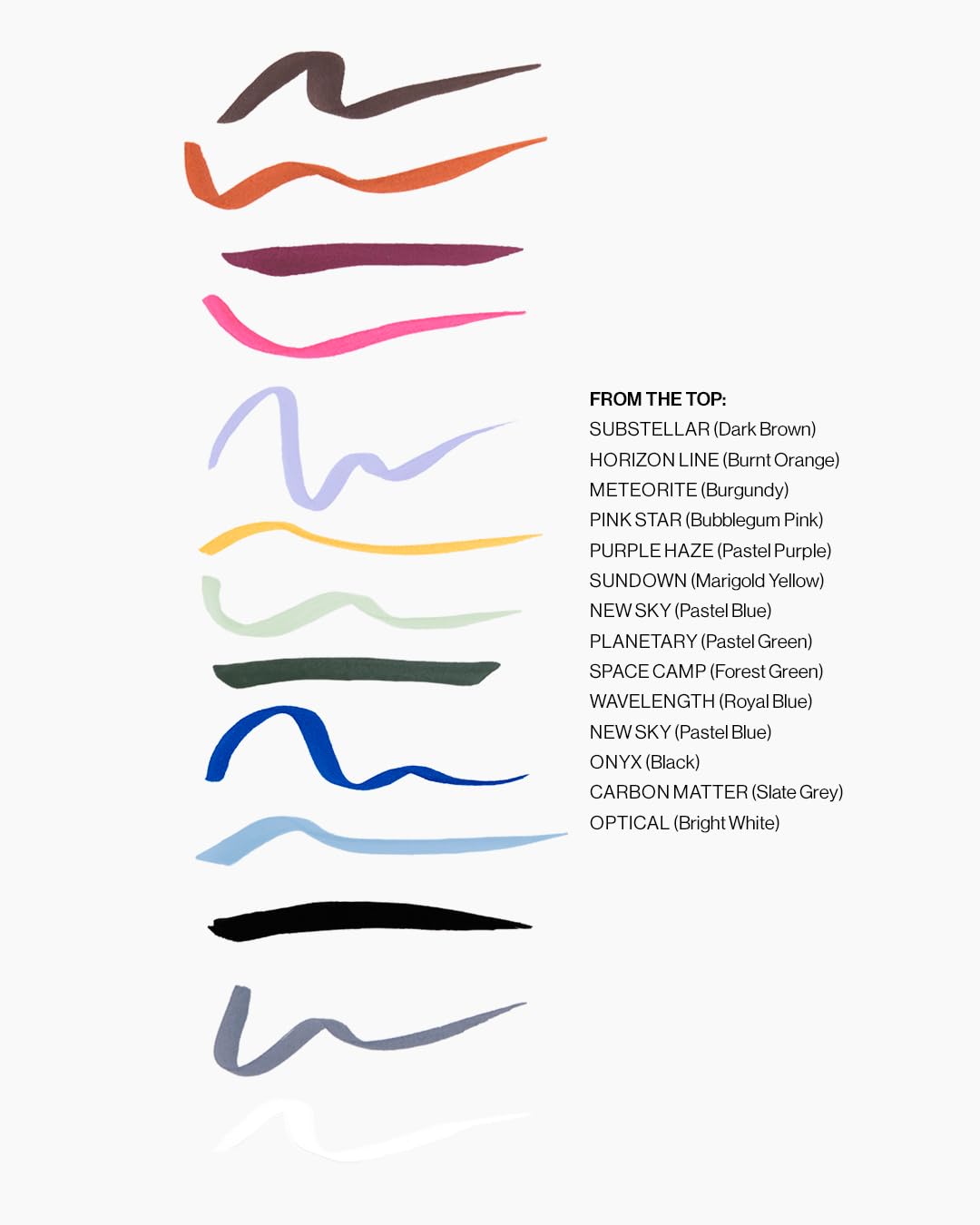 MAKE Beauty Liquid Line Waterproof Liquid Eyeliner Pen. Smudge-Proof Felt Tip for Precise Application of Lines, Wings, and Graphics. Long Lasting Eye Liner - Shade, Wavelength-Velvo Beauty