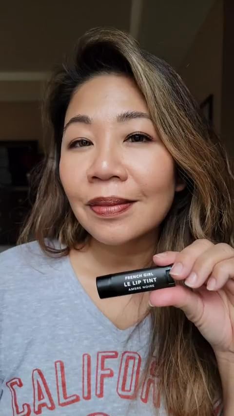 French Girl Le Lip Tint - Moisturizing & Hydrating Lip Balm for Sheer, Buildable Coverage & Shine, Clean Formula, Organic Ingredients, Vegan & Cruelty-Free-Velvo Beauty
