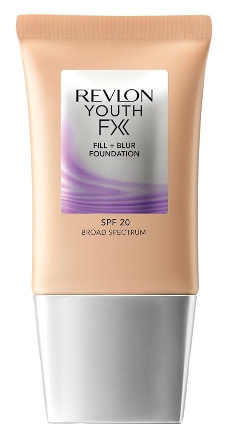 Revlon Youth Fx Fill + Blur Foundation, Sand Beige, 1 Fluid Ounce-Velvo Beauty