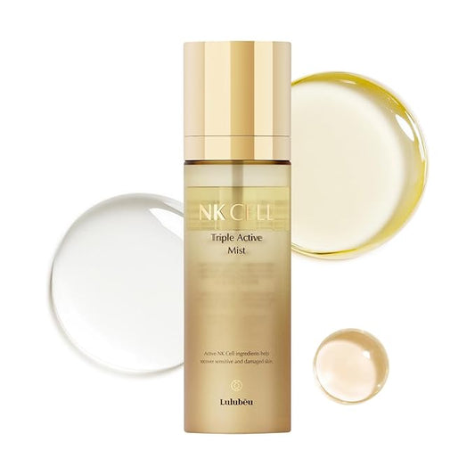 Triple Active Mist, Korean Skincare Glow Spray Serum, Hydrating All-in-One Face Treatment for Radiant, Dewy Skin, Lightweight Daily Routine Care with NK Cell Technology-Velvo Beauty