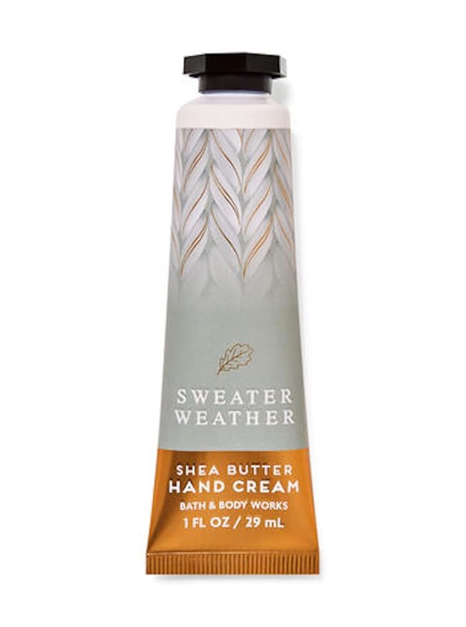 Bath & Body Works Sweater Weather Shea Butter Travel Size Hand Cream 1oz (Sweater Weather)-Velvo Beauty