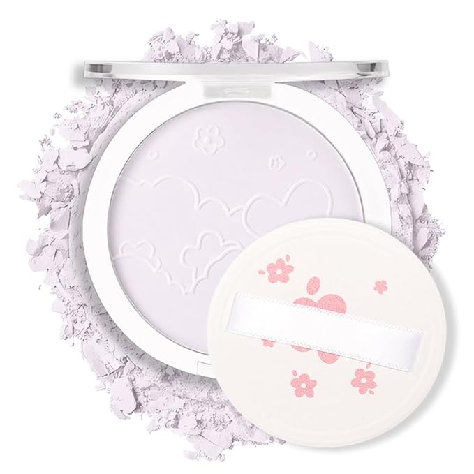 Face Oil Control Pressed Setting Powder-Clarifying Finishing Powder,Waterproof Long Lasting Translucent Powder Setting Powder Makeup,Blurs Fine Lines&Imperfections,Suitable for All-Day Use-Velvo Beauty