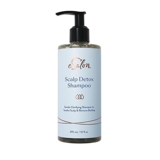eSalon Scalp Detox Shampoo, Gentle Clarifying with Nettle and Prickly Pear Extract, 10 fl oz-Velvo Beauty