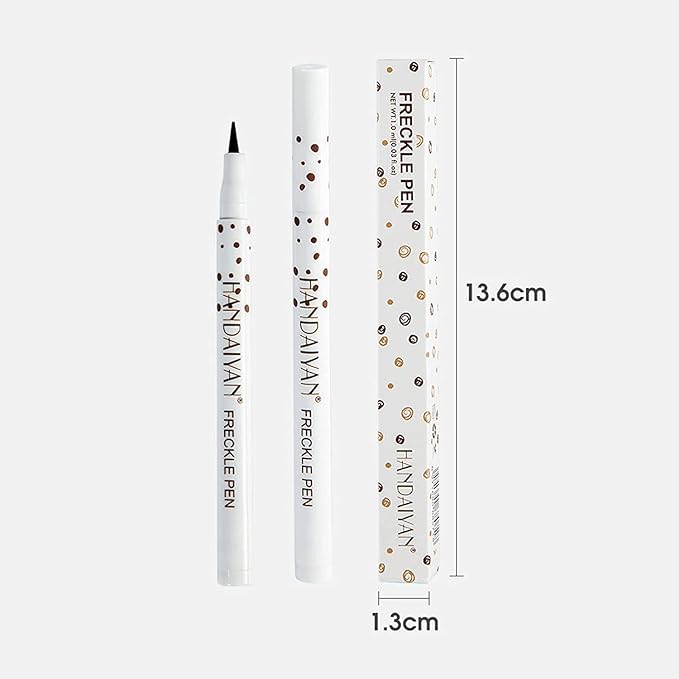 Freckle Pen 4 Colors, Natural Lifelike Freckle Makeup Pen Magic Freckle Color,Waterproof Longlasting Soft Dot Sopt Pen,for Natural Effortless Sunkissed Makeup-Velvo Beauty
