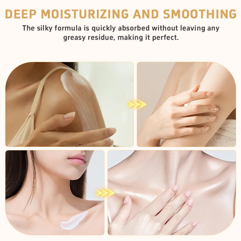 Champagne Lift Body Creme,lift firming body creme, with Luxe-Lift Firming Complex & Pink Pepperslim,Deep Hydration & Smoothing, Hydrates Dry Skin Arms & Legs (Vanilla)-Velvo Beauty