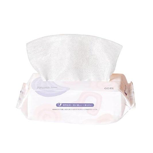 Disposable Face Towel XL Facial Wipes - Organic Vegan Biodegradable Face Towels，Ultra Soft Thick Wash Cloths for Adults and Baby, 100% Cotton Dry Wipes for Washing and Drying-Velvo Beauty