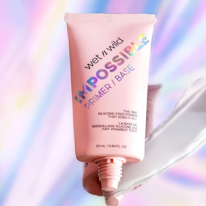 wet n wild Prime Focus Impossible Primer, Clear, Hydrating Matte Finish, 0.84 Fl Oz-Velvo Beauty