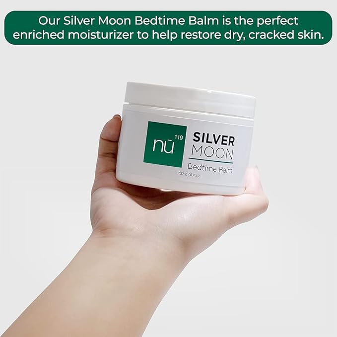 How to Heal Cracked Feet Overnight Silver Moon Bedtime Balm | Natural Cream Moisturizer Treatment for Dry Skin on Heels & Hands for Men & Women | Fix & Repair Foot Skin & Soften Calluses-Velvo Beauty
