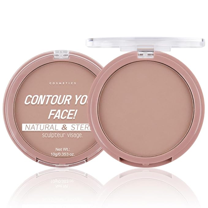 Matte Warm Brown Cream Contour Palette – Lightweight, Blendable Monochrome Powder Base for All Skin Tones, Face Makeup for Women & Men, Vegan & Cruelty-Free, Paleta de Contorno en Crema Mate 01-Velvo Beauty