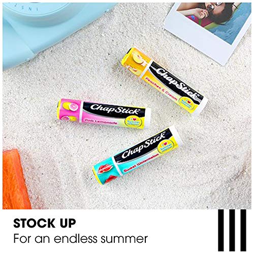 ChapStick Lip Moisturizer I Love Summer Collection 3-Packs (12 Sets/36 Tubes) – Bulk Lip Balm, Refreshing & Sweet, 0.15 Oz Ea-Velvo Beauty