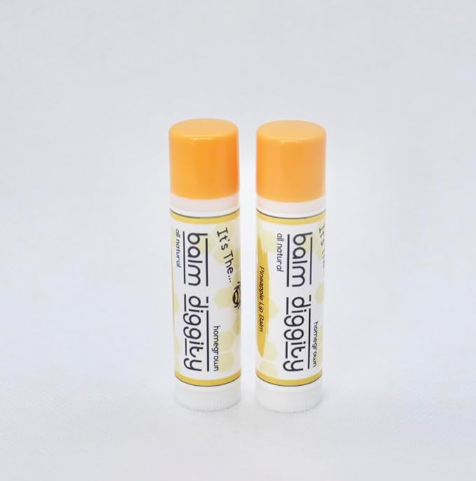 It's The Balm Diggity 2-pack Pineapple Beeswax, All-Natural, Moisturizing, and Nourishing Lip Balm Made With Just 5 Ingredients-Velvo Beauty