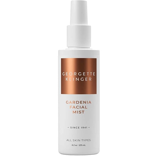 Georgette Klinger Gardenia Facial Mist - Collagen-Infused Face Spray, Long-Lasting Makeup, Hydration for Dewy and Smooth Skin, Anti Aging for All Skin Types- 4.2 oz-Velvo Beauty