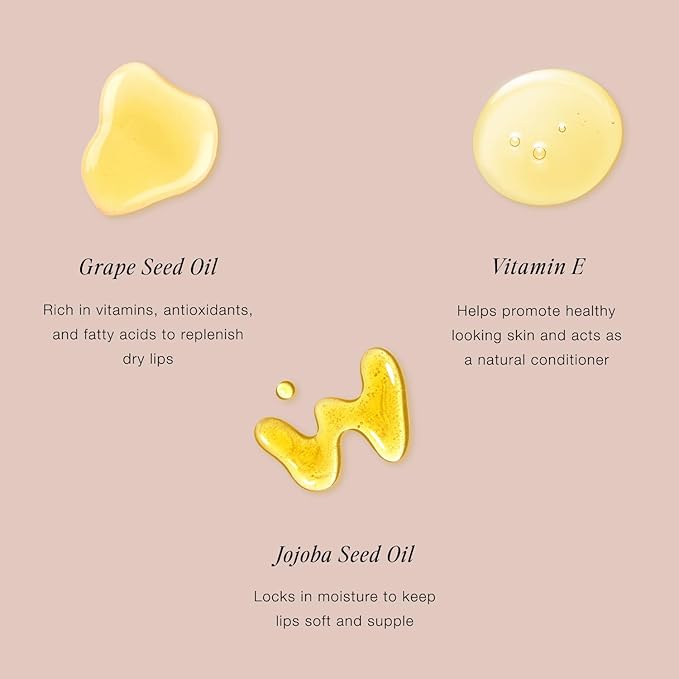 Jouer Essential Tinted Hydrating Lip Oil Gloss – Moisturizing Dry Lip Treatment Serum - Fragrance Free Tinted Lip Oil - Jojoba Seed Oil and Apricot Oil Formula-Velvo Beauty