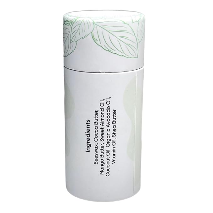 All Natural Luxury Lip Balm with Keychain Bundle - Moisturizing For Smooth and Soft Lips - Pure Ingredients, Eco-Friendly - Hydrates Dry and Chapped Lips - Push Up Paper Tube, Mint Flavor-Velvo Beauty