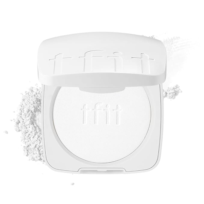 Finish Setting Pact - Blurs Pore & Fine Lines, Long-wearing, Matte Finish, Ideal for Oily Skin, Korean Makeup, 0.14 Oz. (01 White, 0.14 Oz.)-Velvo Beauty