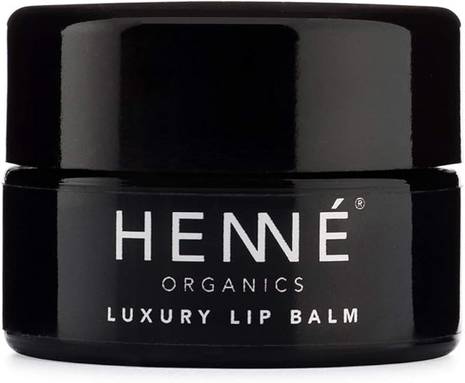 Henné Organics Luxury Lip Balm - Natural and Organic Moisturizer - 0.35 Ounce Jar-Velvo Beauty