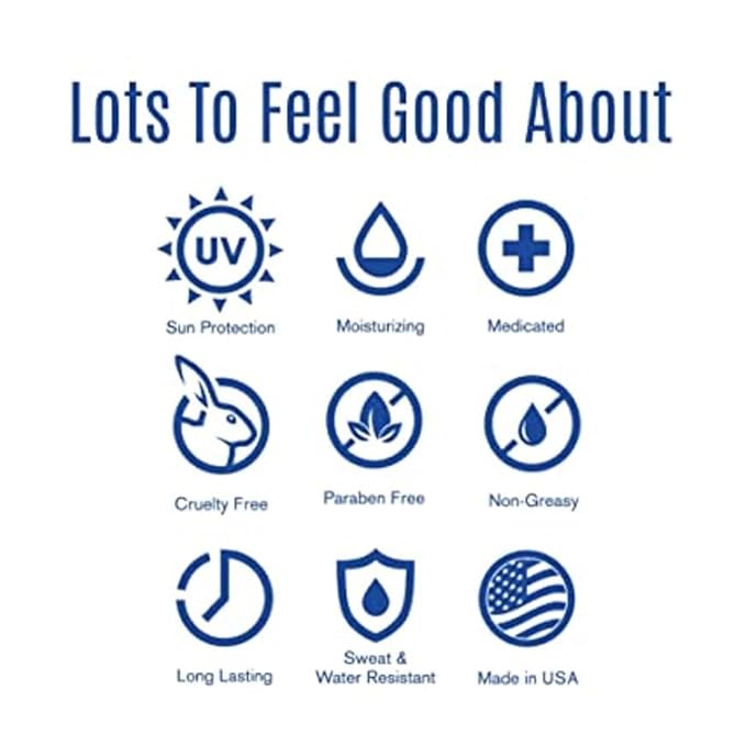 Dermatone Lip Balm SPF 30 | Medicated | Moisturizing | Cocoa Butter, Aloe, Vitamin E | Soothe & Replenish Chapped Lips | 3-Pack, 0.15 oz sticks-Velvo Beauty