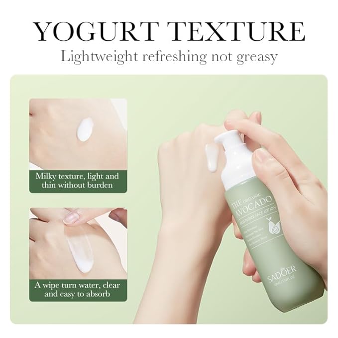 Avocado Facial Skin Care Sets & Kits, 4 pcs Skin Care Routine Kit For women, Skincare Products Set with Toner, Lotion, Eye Cream, Hydrating Skincare set for all skin types, Anti Aging facial kit.-Velvo Beauty