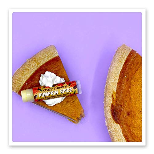 Crazy Rumors Pumpkin Spice Lip Balm. 100% Natural, Vegan, Plant-Based, Made in USA (1-Pack)-Velvo Beauty