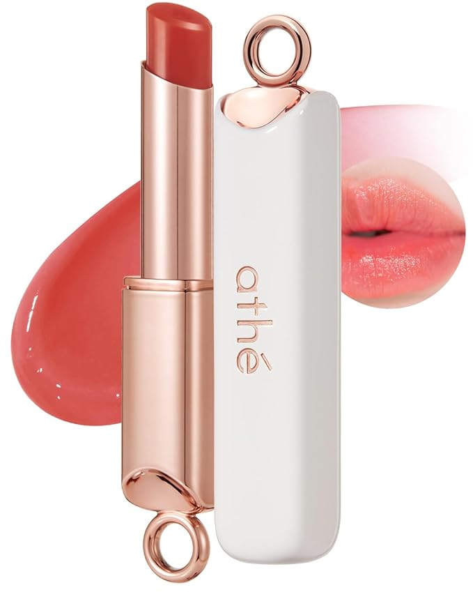 ATHÉ Authentic Lip Balm 13 MELLOW, Korean Vegan Color Lip Blam, Long Lasting Buildable Glow Lip Balm without Stickiness, Cruelty-Free, Clean-Beauty, 0.11oz.-Velvo Beauty