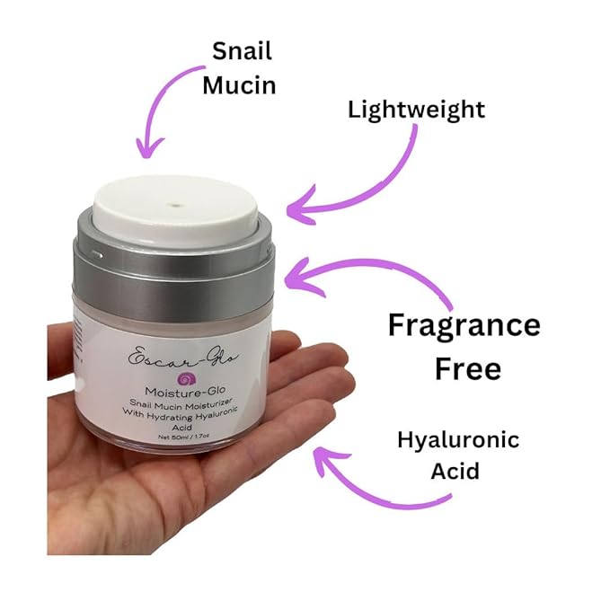 Trio Snail Mucin Unscented Cleanser, Toner and Moisturizer Skin Care Set, White-Velvo Beauty