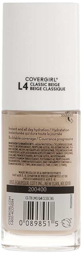 COVERGIRL Trublend Liquid Makeup Classic Beige L4 1 Fl Oz, 1.000-Fluid Ounce (Pack of 2)-Velvo Beauty