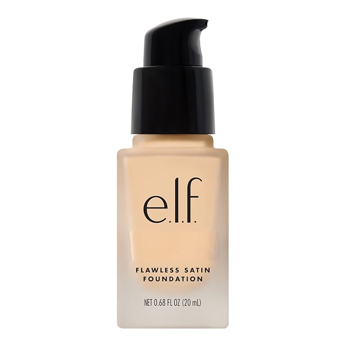 e.l.f. Flawless Finish Foundation, Lightweight & Medium Coverage, Semi-Matte Finish, Lily, 0.68 Fl Oz (20mL)-Velvo Beauty