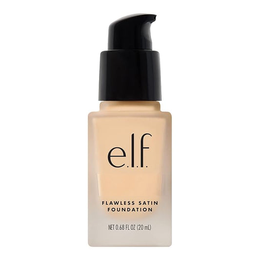 e.l.f. Flawless Finish Foundation, Lightweight & Medium Coverage, Semi-Matte Finish, Lily, 0.68 Fl Oz (20mL)-Velvo Beauty